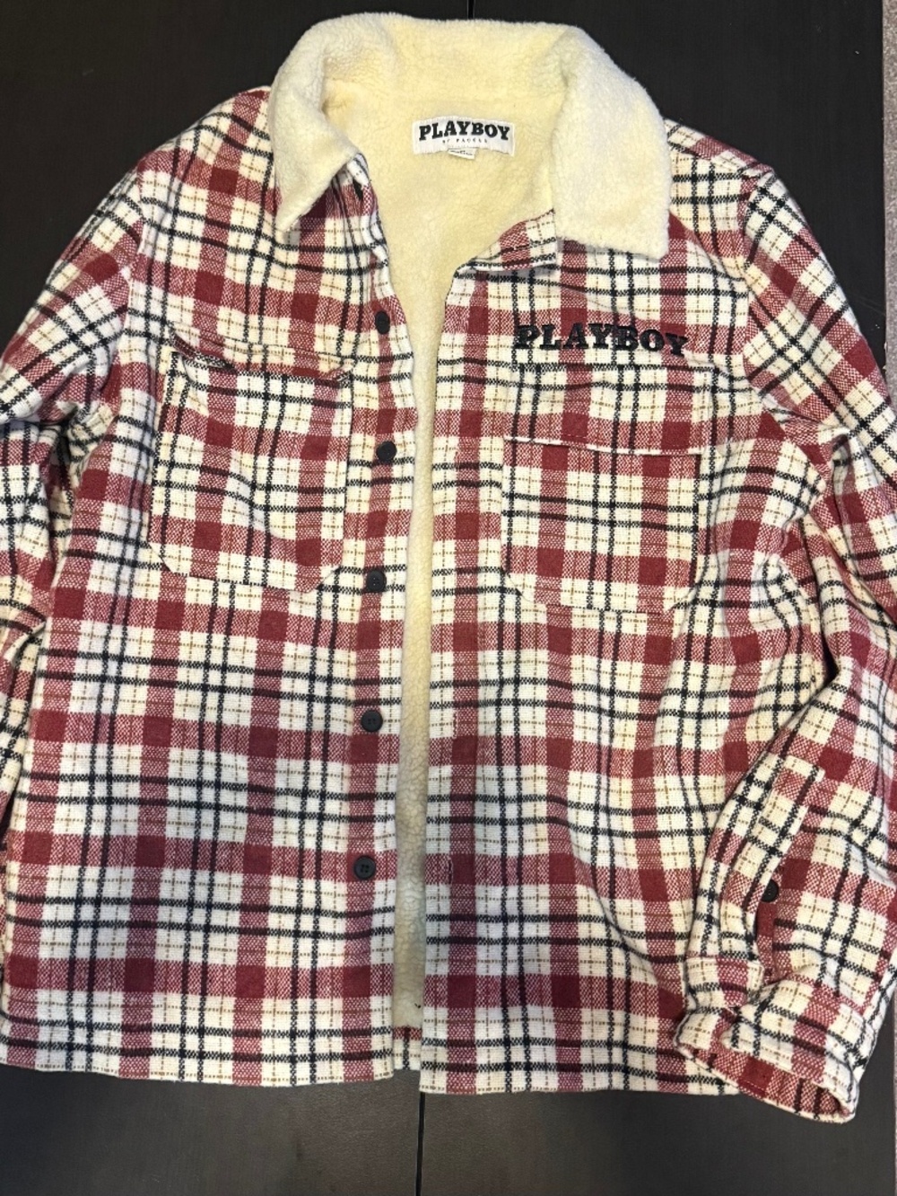 Playboy Men's Flannel Winter Jacket